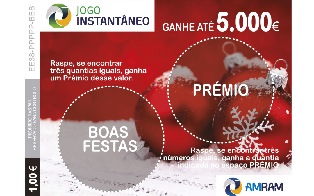 Edição de Natal do Jogo Instantâneo já se encontra à venda