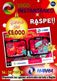 Série do Jogo Instantâneo alusiva à época natalícia à venda a desde o início da semana