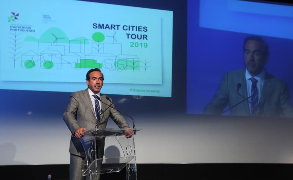 Pedro Coelho, representa a AMRAM na abertura do workshop “Happy Island” – Smart Cities Tour 2019